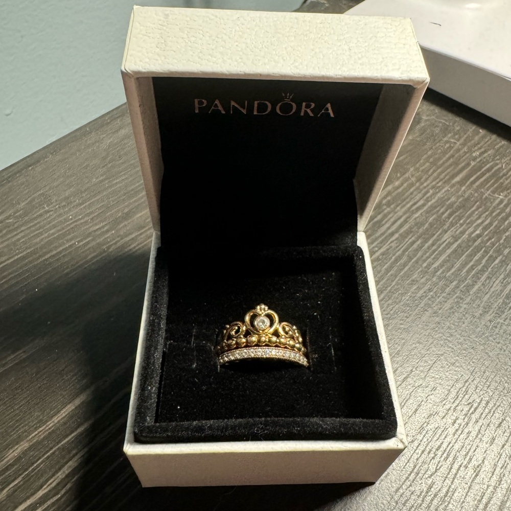 Pandora Princess Stackable Rings - Rose Gold